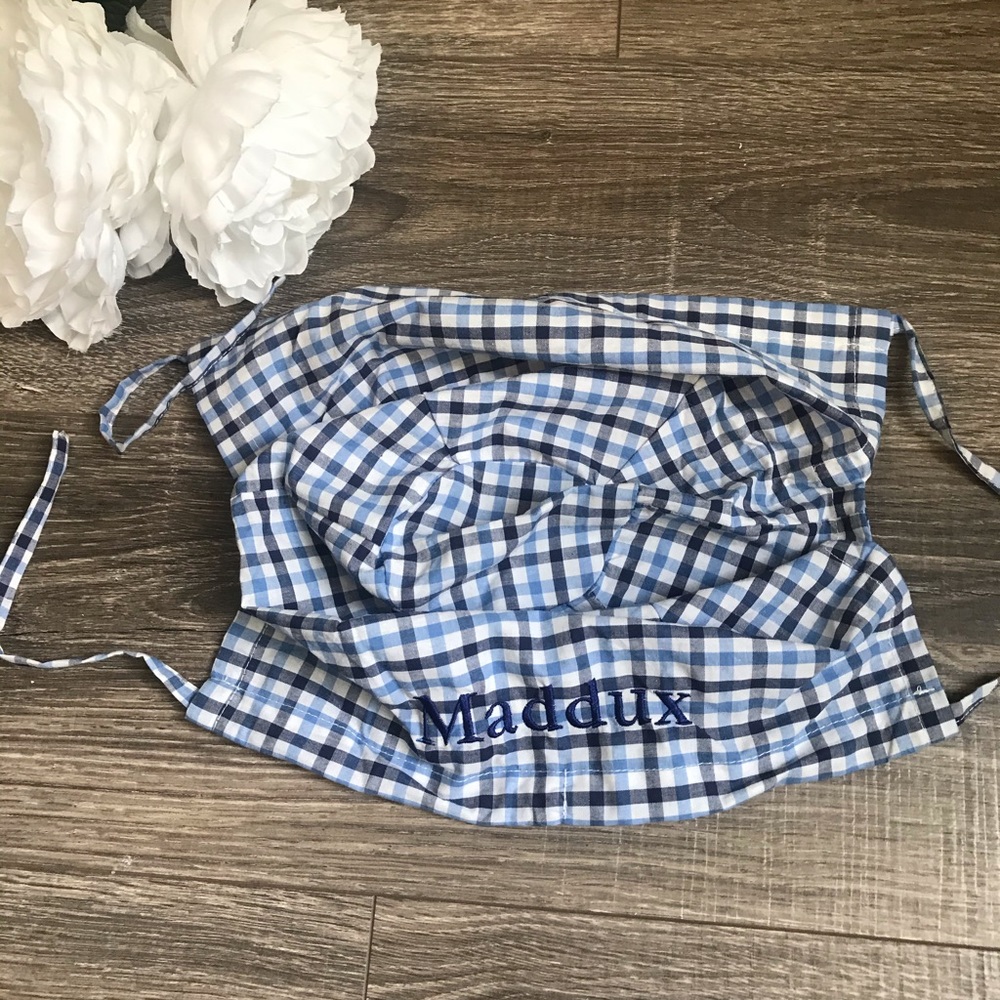 3 FOR $20 Maddux monogrammed small basket Liner PB